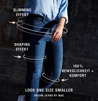 MAC Jeans Mid Blue Dream Skinny - MMJs Fashion