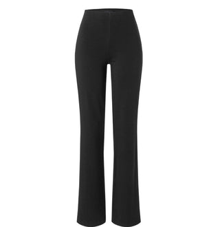 MAC Trousers Black Jersey Flare - MMJs Fashion