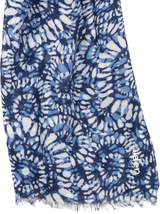 Olsen Blue Tie Dye Print Scarf - MMJs Fashion