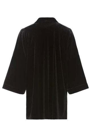 Olsen Jacket Kimono Black Velvet - MMJs Fashion