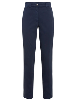 Olsen Navy Blue Trousers in Mona Slim - MMJs Fashion