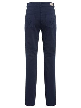 Olsen Navy Blue Trousers in Mona Slim - MMJs Fashion