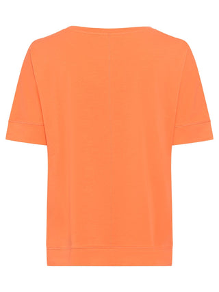 Olsen Round Neck Orange Top Cosima - MMJs Fashion