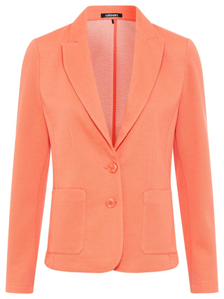 Olsen Tailored Jersey Jacket in Orange - MMJs Fashion