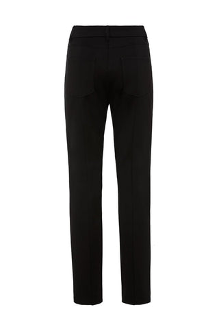 Olsen Trousers Black Faux Leather - MMJs Fashion
