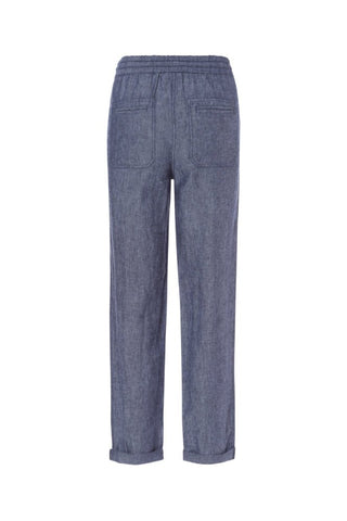 Olsen Trousers Blue Denim Cropped Lisa - MMJs Fashion