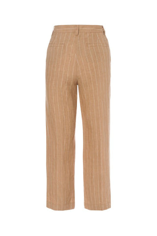 Olsen Trousers Camel Pinstripe Anna - MMJs Fashion