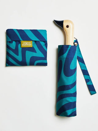 Original Duckhead Reusable Bag Blue Swirl Pattern - MMJs Fashion