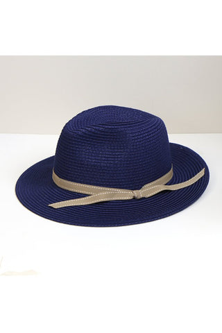 POM Trilby Hat Navy - MMJs Fashion