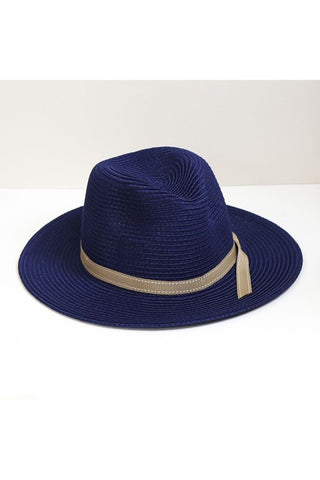 POM Trilby Hat Navy - MMJs Fashion