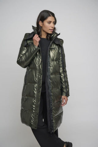 Rino & Pelle Coat Green Padded Long Laxon - MMJs Fashion