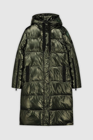 Rino & Pelle Coat Green Padded Long Laxon - MMJs Fashion