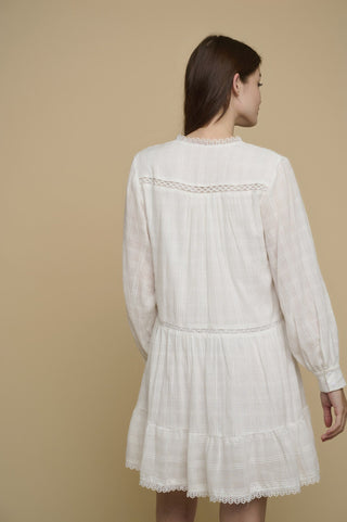 Rino & Pelle Lace Dress Off White Evaly - MMJs Fashion