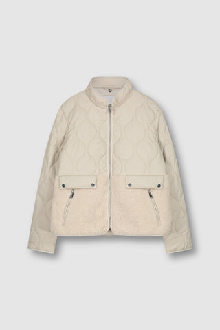 Rino & Pelle Padded Jacket Beige Believe - MMJs Fashion