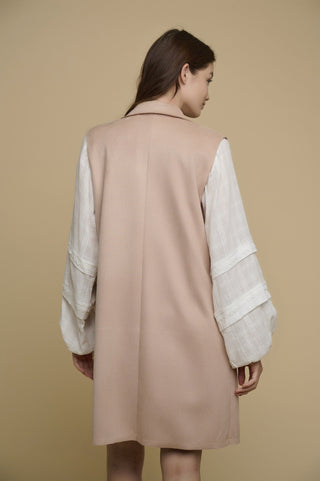 Rino & Pelle Waistcoat Suedette Pink Clover - MMJs Fashion