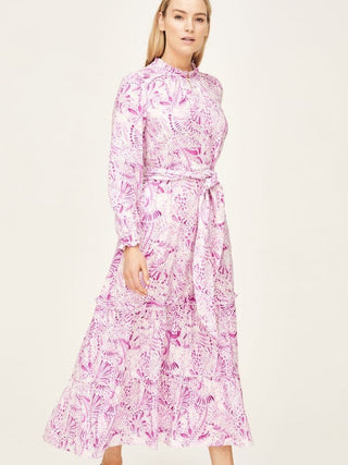 Thought Dress Pink Tie Front Portobello - MMJs Fashion