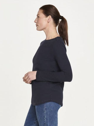 Thought Top Navy Long Sleeves - MMJs Fashion