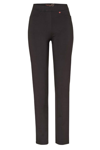 Toni Pull-On Jersey Trousers Brown Alice - MMJs Fashion