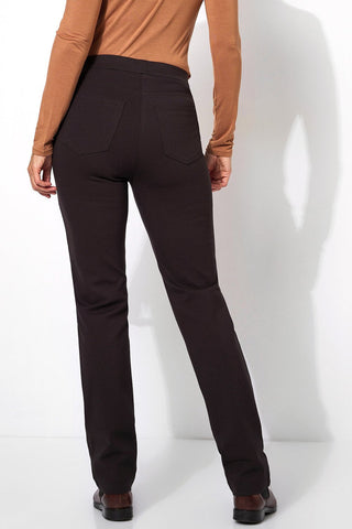 Toni Pull-On Jersey Trousers Brown Alice - MMJs Fashion