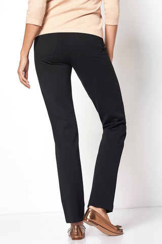 Toni Pull-On Trousers Black Slim Alice - MMJs Fashion