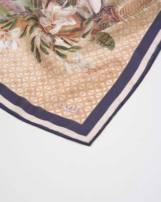 Fable England Wonderland Narrative Square Scarf Ivory