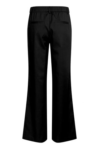 Kaffe Wide Leg Trousers Black Loraine