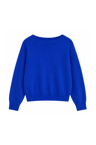 TWNS Boat Neck Jumper Electric Blue Sanibel