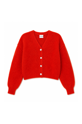 TWNS V-Neck Cardigan Fire Red Malia