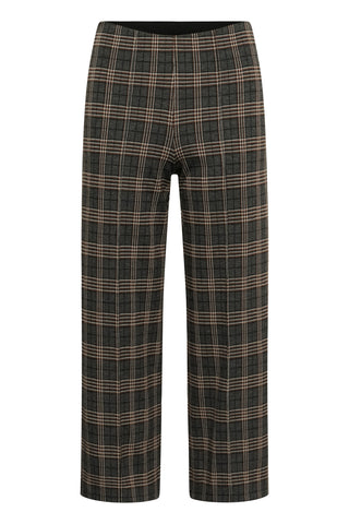 Part Two Big Check Trousers Grey Ilisan