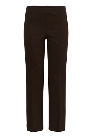 Part Two Straight Jersey Trousers Brown Ponta