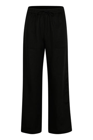 Part Two Drawstring Waist Trousers Black Eniola