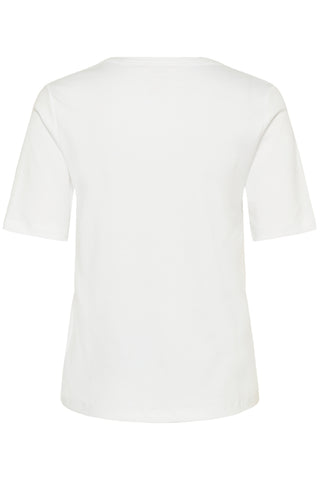 Part Two V-Neck Top White Ratansa
