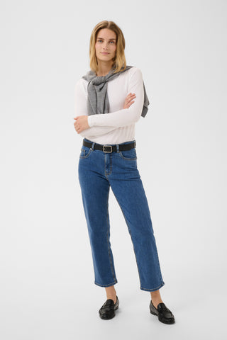 Part Two Straight Fit Jeans Mid Blue Judyas