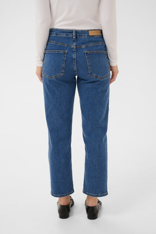 Part Two Straight Fit Jeans Mid Blue Judyas