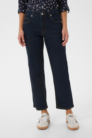 Part Two Straight Fit Jeans Navy Blue Judyas