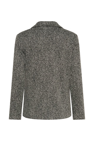 Part Two Tweed Blazer Black and White Vineke