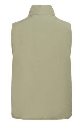 Part Two Gilet Vetiver Green Yanna