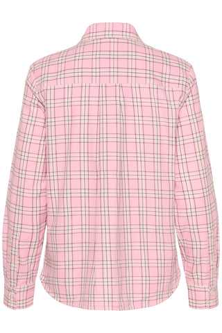 Part Two Checked Shirt Pink Yana