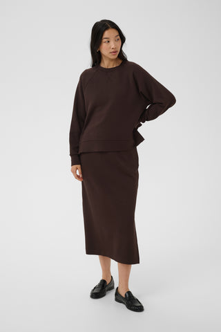 Part Two Raglan Sweatshirt Brown Zola