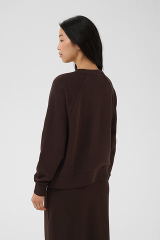 Part Two Raglan Sweatshirt Brown Zola