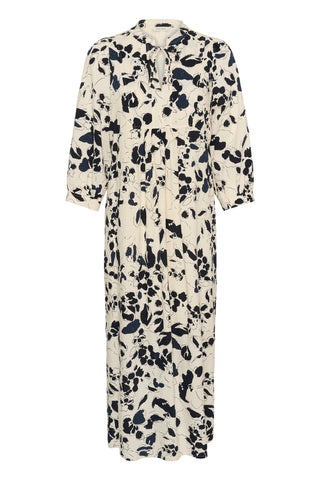 Part Two Floral Print Dress Blue Alessa