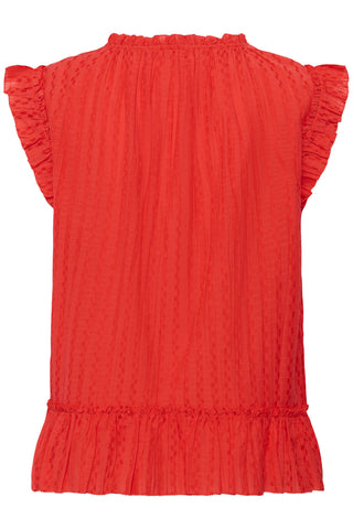 Part Two Sleeveless Blouse Red Aneka