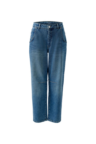 Oui Jeans Mid Blue Barrel