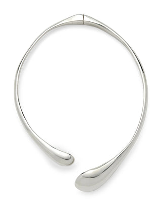 UNOde50 Sterling Silver-Plated Irregular Drop Necklace Corium