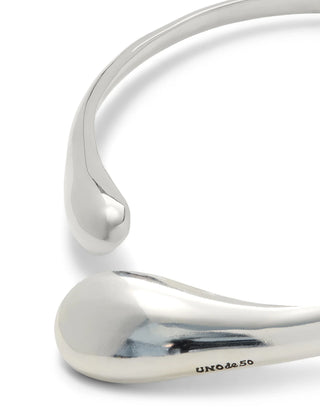 UNOde50 Sterling Silver-Plated Irregular Drop Necklace Corium