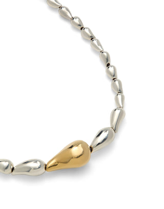 UNOde50 Sterling Silver-Plated Linked Drops Necklace