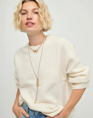 UNOde50 Long Beaded Necklace Originia Silver Gold