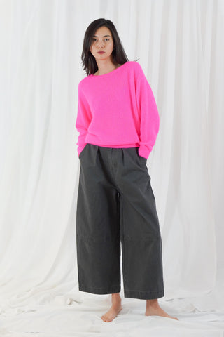 TWNS Boat Neck Jumper Neon Pink Sanibel