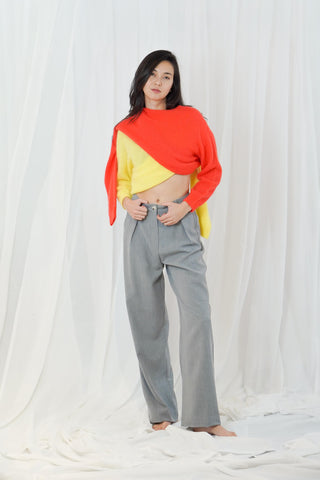 TWNS Boat Neck Jumper Fire Red Sanibel
