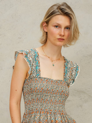 M.A.B.E Print Maxi Sundress Multi Jaci